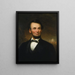 Abraham Lincoln painting - George H. Story — framed artwork on a wall
