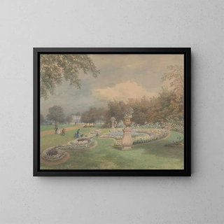 Parc des Régents - George Harvey — framed artwork on a wall
