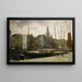 Le Damrak Amsterdam - George Hendrik Breitner — framed artwork on a wall