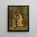 Snow in Spring - George Henry Boughton — framed artwork on a wall