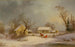 Winter at the Farm - George Henry Durrie — artwork view