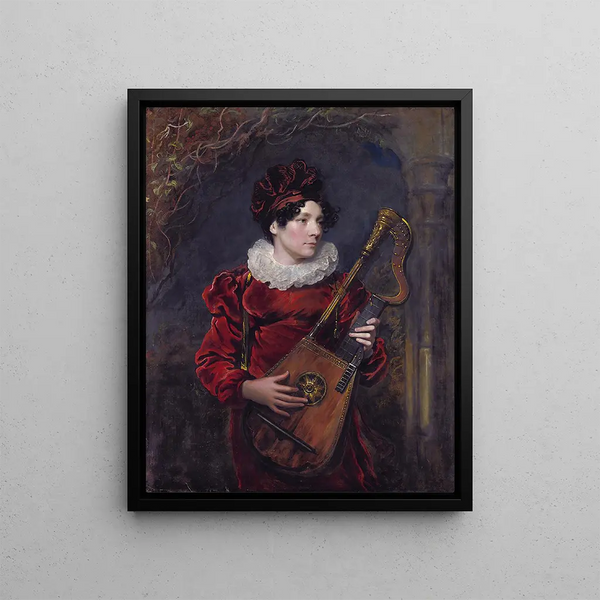 Kitty Stephens, later Countess of Essex - George Henry Harlow — framed artwork on a wall