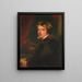 Self-portrait - George Henry Harlow — framed artwork on a wall