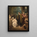 The Virtue of Faith - George Henry Harlow — framed artwork on a wall