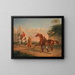 Mamelouk buying an Arabian stallion - George Henry Laporte — framed artwork on a wall