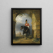 Portrait of an Officer of the Dragoon Guards - George Henry Laporte — framed artwork on a wall