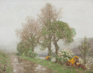 A Path by the Riverside - George Houston — artwork view