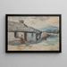 Nourrir les poules - George Houston — framed artwork on a wall