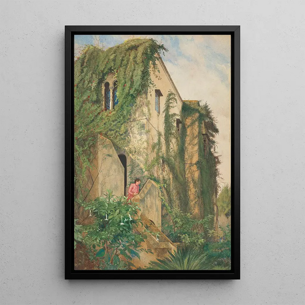 Algiers, Cecilia in Pink - George Howard, 9th Earl of Carlisle — framed artwork on a wall