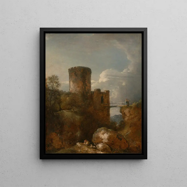 Château de Conway - George Howland Beaumont — framed artwork on a wall