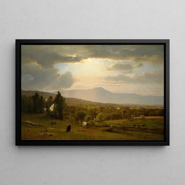 Mountains Catskill - George Inness — framed artwork on a wall