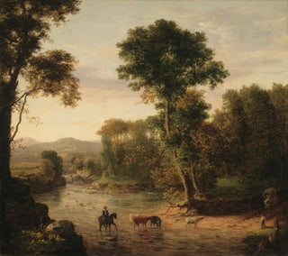La Traversée du gué - George Inness — artwork view