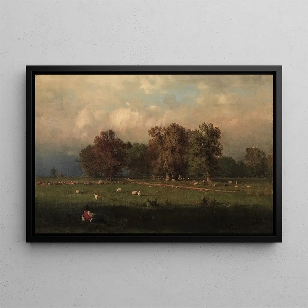 Durham, Connecticut - George Inness — framed artwork on a wall