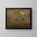 Gray Day at Goochland - George Inness — framed artwork on a wall