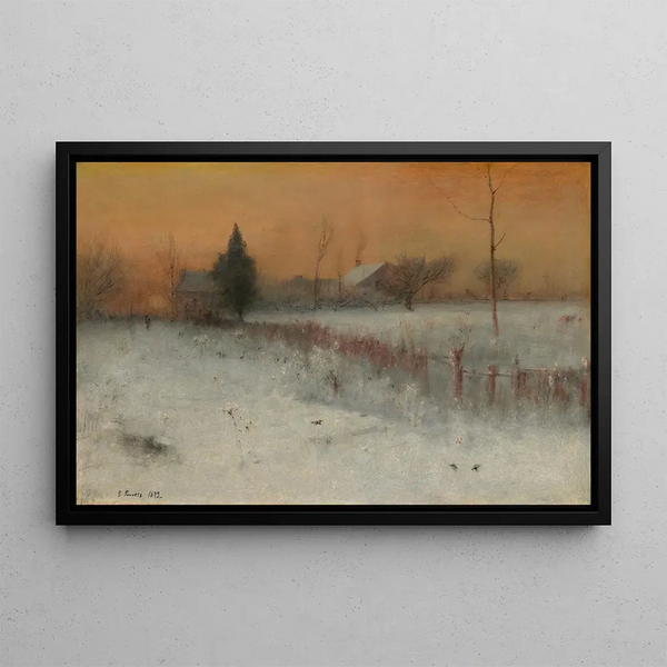 House in Montclair - George Inness — framed artwork on a wall