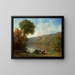 Lac Nemi - George Inness — framed artwork on a wall