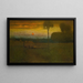 Landscape Evening Landscape - George Inness — framed artwork on a wall