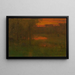 Landscape at Sunset - George Inness — framed artwork on a wall