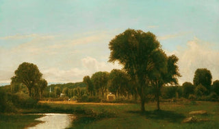George Inness - Medfield Landscape.webp
