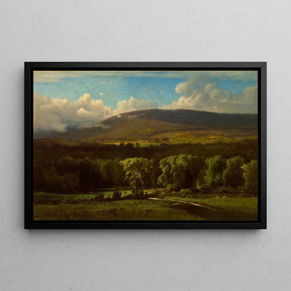 Medway, Massachusetts - George Inness | Painting — framed artwork on a wall