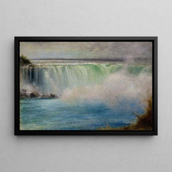 Niagara Falls Painting - George Inness — framed artwork on a wall