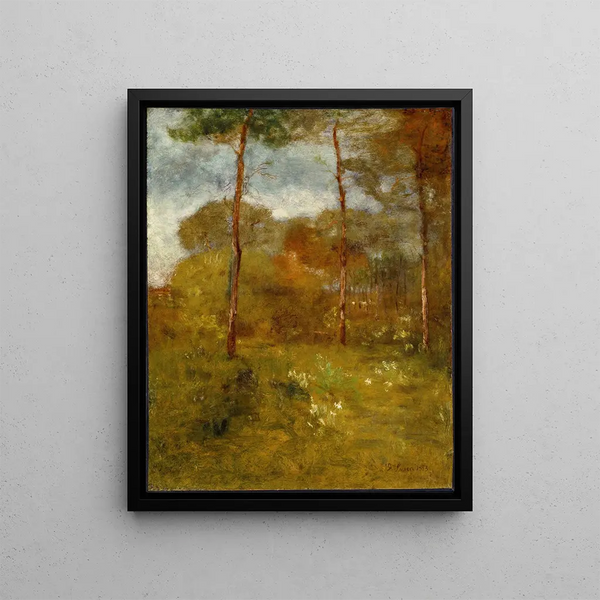 Route d'Orange Tarpon Springs - George Inness — framed artwork on a wall