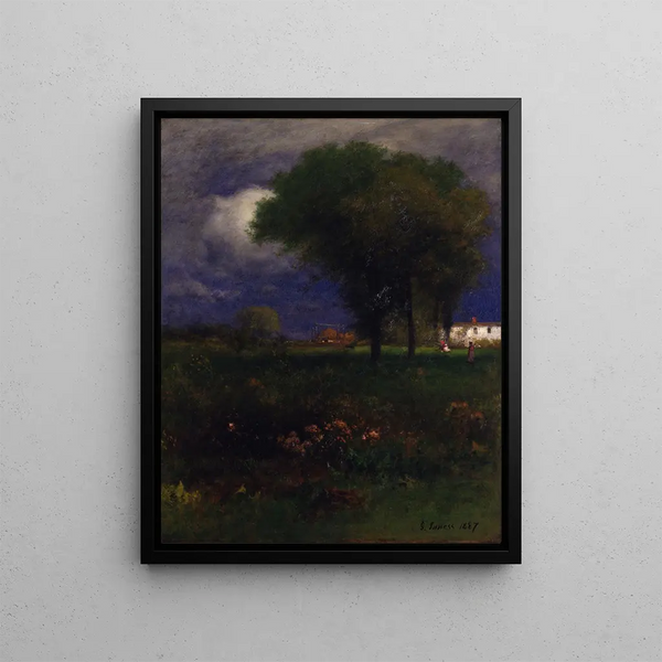 September Afternoon - George Inness — framed artwork on a wall