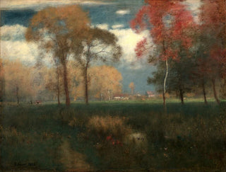 Sunny Autumn Day - George Inness — artwork view