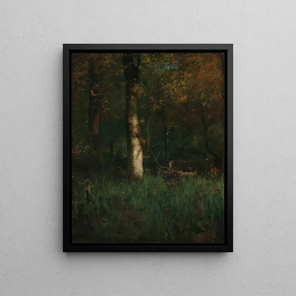 La maison du héron - George Inness — framed artwork on a wall