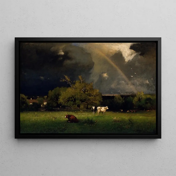 L'Arc-en-ciel - George Inness — framed artwork on a wall