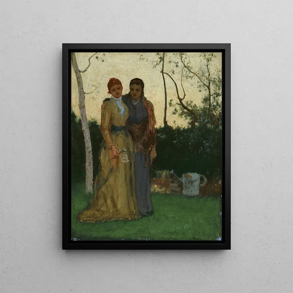 The Sisters - George Inness — framed artwork on a wall