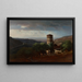 View of Rome from Tivoli - George Inness — framed artwork on a wall