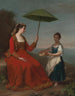 Une Dame de Neturrio, un port maritime dans les territoires des papes - George James — artwork view