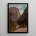 Delaware Water Gap Painting - George L. Clough — framed artwork on a wall