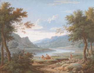 A landscape arcadian - George Lambert — artwork view