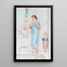 The Flute Player - George Lawrence Bulleid — framed artwork on a wall