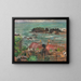 Above Largo Bay - George Leslie Hunter — framed artwork on a wall