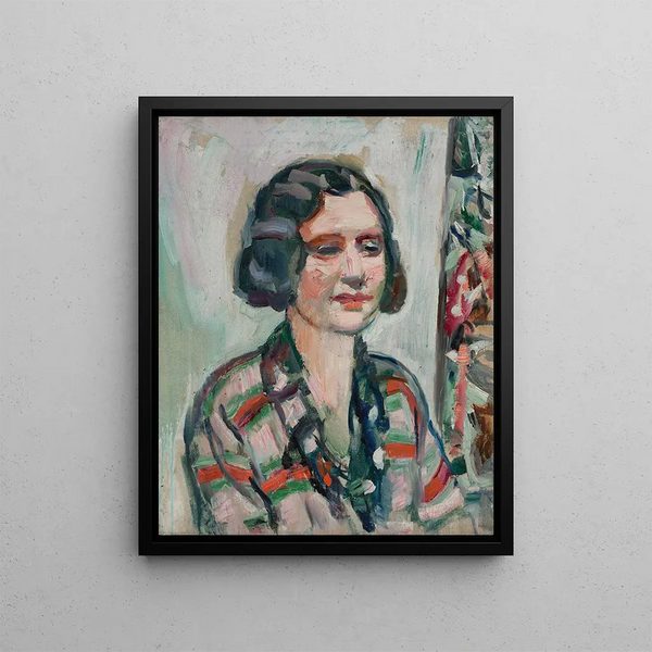 Marianne Painting - George Leslie Hunter — framed artwork on a wall