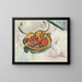 Nature morte avec un bol de fruits - George Leslie Hunter — framed artwork on a wall