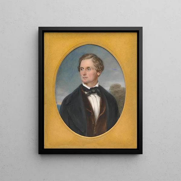 Jefferson Davis - George Lethbridge Saunders — framed artwork on a wall