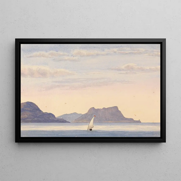 Cabrita Point, Rocher de Gibraltar - George Lothian Hall — framed artwork on a wall