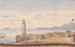 Lighthouse of Europe Ceuta Spain - George Lothian Hall — artwork view