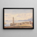 Lighthouse of Europe Ceuta Spain - George Lothian Hall — framed artwork on a wall