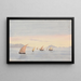 Pointe de Tarifa, Espagne et mont Abyla, Afrique - George Lothian Hall — framed artwork on a wall