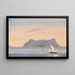 The Rock of Gibraltar from Algeciras, Spain - George Lothian Hall — framed artwork on a wall