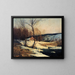 Late Afternoon Painting - George M. Bruestle — framed artwork on a wall