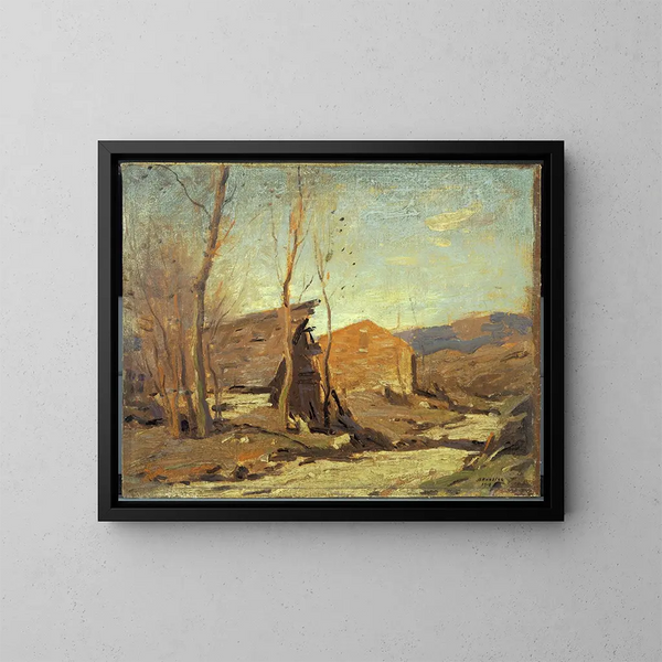 Afternoon of Late Autumn - George M. Bruestle — framed artwork on a wall