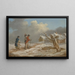 The Return of the Soldier - George Morland — framed artwork on a wall