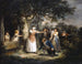 The game of the scarf - George Morland — artwork view
