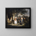 The game of the scarf - George Morland — framed artwork on a wall